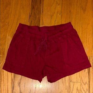Kut from the Kloth High Waist Red Shorts